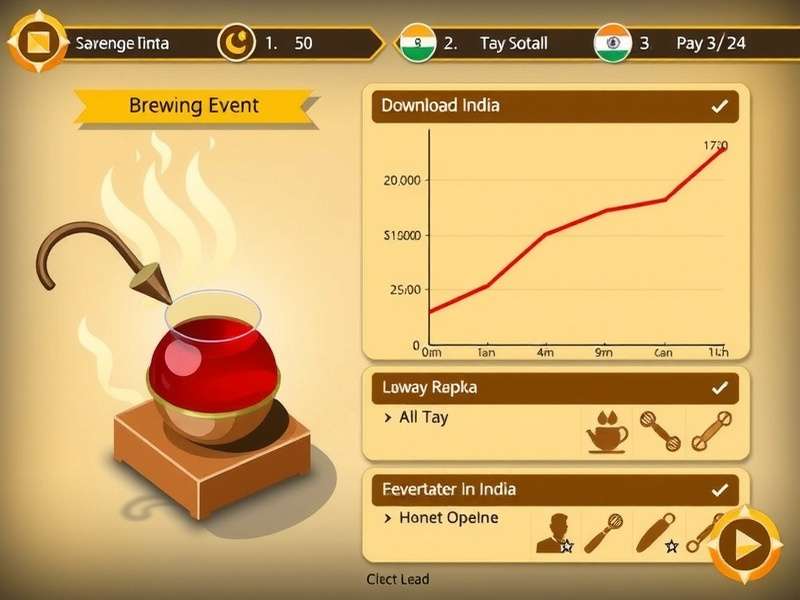 Essence Of Chai King gameplay screenshot showing tea brewing mechanics